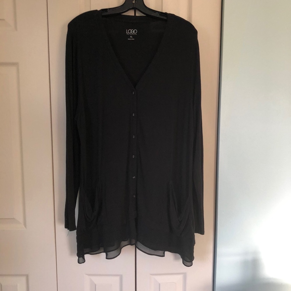 LOGO cardigan